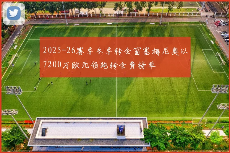 2025-26赛季冬季转会窗塞梅尼奥以7200万欧元领跑转会费榜单